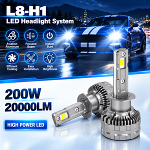 Ampoule de phare LED H1 L8 avec puce 7547 de grande taille, remplacement direct de l'halogène pour Mercedes Benz Sprinter, phare LED - Product Image 1