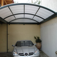Tentes de garage pour voitures en polycarbonate, abri de stationnement pour voitures, abri de stationnement pour voitures