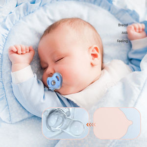 Fabrika oem logo yenidoğan çevre dostu gıda sınıfı BPA ücretsiz bebek yumuşak diş çıkarma yatıştırıcı silikon bebek emzik - Product Image 5
