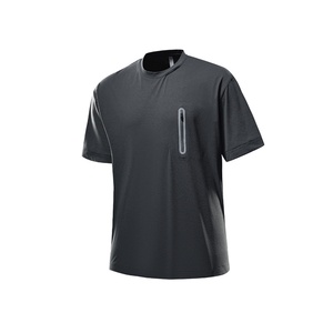 Camiseta de Verano para Hombre, Manga Corta, Informal, Ligera, Transpirable, Color Personalizado, Secado Rápido, Antiarrugas, Corte Regular, Diseño con Letras - Product Image 5