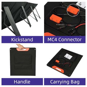 JCNS Wholesale High Quality Folding <strong>Solar</strong> <strong>Panel</strong> Blanket 200 <strong>Watt</strong> Power <strong>Solar</strong> <strong>Panel</strong> for Camping - Product Image 3