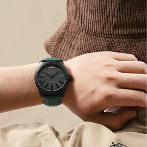 Montre pour homme NAVIFORCE NF9202L, marque haut de gamme, bracelet en silicone, montre sport décontractée, chronographe de luxe, montre avec affichage du jour, Reloj - Product Image 4