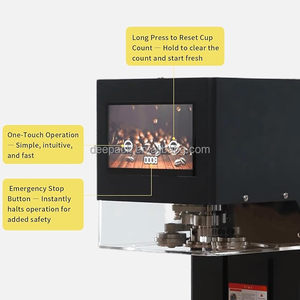 Máquina Selladora de Latas de Aluminio Automática, Sin Rotación, con Pantalla Táctil, para Bebidas, Cerveza y Refrescos, de Uso Comercial - Product Image 4