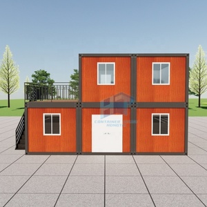 Resistente alle intemperie 2 piani 40ft & 20ft costruzione modulare casa contenitore per esterni per pannello Sandwich residenziale - Product Image 5