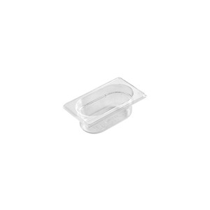 Polycarbonate GN 1/9 Food Pan 17.5 × 11 × 6.5 h cm, without Lid, -100/+100 °C - Product Image 1
