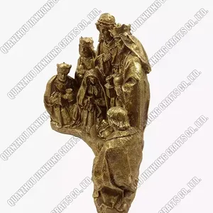 Statue Home Decoration Ornaments Decor Resin Religious Crafts Nativity Sets Figurine