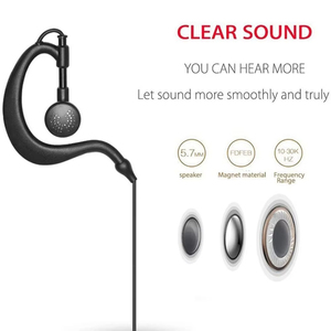 Auricular con Micrófono YiNiTone de 2 Pines en Forma de G con PTT de Sonrisa Rosa para Kenwood TK-2107 TK-3107 <span class=keywords><strong>BaoFeng</strong></span> <span class=keywords><strong>UV</strong></span>-5R - Product Image 6