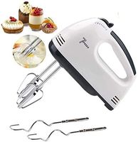Mélangeur à main de cuisine portable à 7 vitesses avec crochet à pâte Batteur électrique domestique pour la cuisson des gâteaux et des aliments