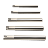 ESE07 High Speed Steel Ni Coated 45HRC Fast Feed Milling Cutter Holder High Feed Milling Shank JDMT0702 Insert Small Milling