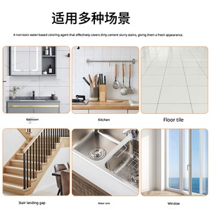 Stylo <span class=keywords><strong>marqueur</strong></span> de coulis 8 couleurs, étanche, pour réparation et restauration des joints de carrelage de salle de bain, cuisine, sol et mur - Product Image 4