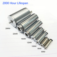 Moteur CC sans balais 8 mm, durée de vie de 2000 heures, couple élevé, 12 V, 13 000 tr/min, 0,6 mNm, pour robot, équipement médical, directement de l'usine