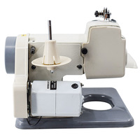Machine à coudre à point invisible industrielle portable électrique pour vêtements et cuir