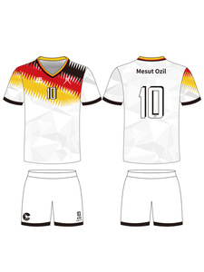 Completo da Calcio Professionale Unisex per Adulti e Bambini, Divisa Sportiva per Allenamento, Uniforme da Calcio in Poliestere per Squadre Maschili - Product Image 2