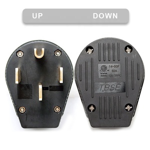 Heavy Duty 4-Prong 125/250V RV sostituzione NEMA 14-50P 50 AMP industriale spina di alimentazione maschile - Product Image 5