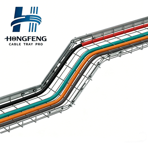 Bandeja para Cables de Acero al Carbono de 3 Metros de Largo y 100 mm de Ancho, Galvanizada por Inmersión en Caliente, Venta Directa de Fábrica HONG FENG - Product Image 3