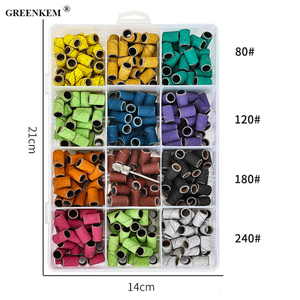 Kit de tambour de ponçage, 360 pièces, manchons de <span class=keywords><strong>ponceuse</strong></span> à tambour et 12 pièces mandrins à tambour pour outil rotatif <span class=keywords><strong>Dremel</strong></span>, bandes de ponçage des ongles - Product Image 6