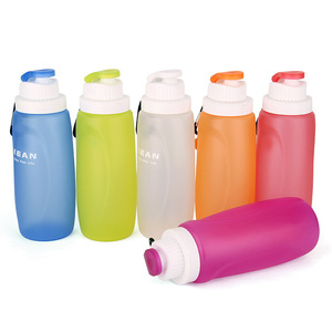 Botella de Agua Plegable de Silicona de 320 ml, Gran Capacidad, Portátil, para Viajes y Estudiantes - Product Image 2
