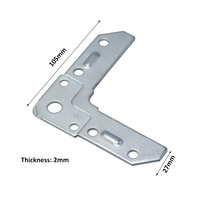 Accessoires de ventilation galvanisés pour système CVC, coins de conduit TDC/TDF