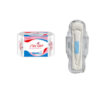Utilisation de nuit personnalisée 290mm culottes jetables de haute qualité pour femmes serviettes hygiéniques ailées de marque privée personnalisées pour les femmes