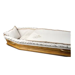 trade assurance supplier reasonable price fabric coffin box coffin interior satin