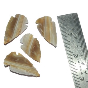 Puntas de Flecha de Ágata con Diseño Artesanal - Proveedor de Puntas de Flecha de Ágata Indias Talladas y Grabadas con Arte Folclórico - Product Image 1