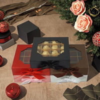 Kunden spezifische 16-teilige Magnetic Candy Chocolate Geschenk box mit PVC-Fenster, perfekt zum Branding