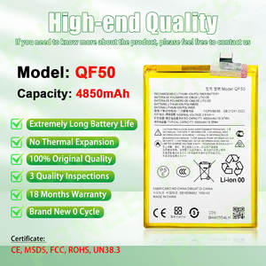Batería de Iones de Litio de Alta Capacidad al por Mayor para Teléfonos <span class=keywords><strong>Motorola</strong></span> MOTO G04, Batería de Repuesto QF50 4850mAh 3.91V, Buen Precio, 18 Meses de Garantía - Product Image 2