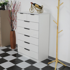 Venta caliente almacenamiento 7 cajones cómoda Panel PB cajones gabinete estrecho hombre tocador con almacenamiento integrado - Product Image 1