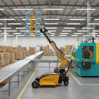 Máquina Robot Elevadora de Vacío con Ruedas para Losa de Piedra, Mármol y Granito, con Batería Reversible, Capacidad de 800 kg y Altura de Elevación de 5 m