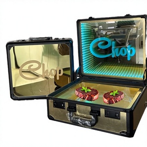 Bandeja de cocina y mesa personalizada, soporte de exhibición, bar, discoteca, bandeja para servir, estante, botella de vino LED, glorificador - Product Image 6