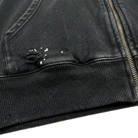 Vêtements de créateur Cenloong, sweat à capuche pour homme personnalisé, coton lourd 100% délavé, strass, unisexe