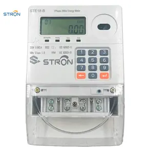 1 Phase 2 Wire Digital Prepaid Energy Meter Recharge Prepaid Vending Software System