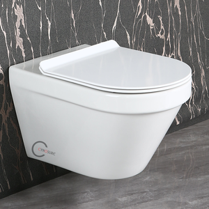 Inodoro de Cerámica de Alta Calidad en Oferta, Inodoro Suspendido en la Pared sin Borde Creta, Inodoro de Lujo para el Hogar - Product Image 2