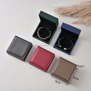 Caja de Embalaje de Joyería de Piel Sintética de Lujo con Logotipo Personalizado a Precio de Fábrica, para Anillos, Pulseras, Collares, Colgantes y Pendientes de Terciopelo FENFEN LASI - Product Image 4