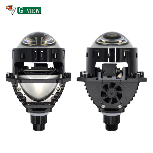 Gview High Power Car LED Headlight 3.0 Inch Bi LED Projector Lens Light for Auto LED Bulbs 6000K White Light H7 H4 LED Headlight