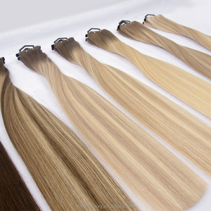 Extensions de cheveux invisibles à trame papillon 100% cheveux humains à double trame, cuticules alignées - Product Image 4