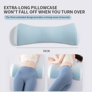 Coussin lombaire orthopédique OEKO en mousse à mémoire de forme <span class=keywords><strong>pour</strong></span> le soutien de la taille, <span class=keywords><strong>pour</strong></span> dormir au <span class=keywords><strong>lit</strong></span> et soulager les douleurs dorsales - Product Image 4