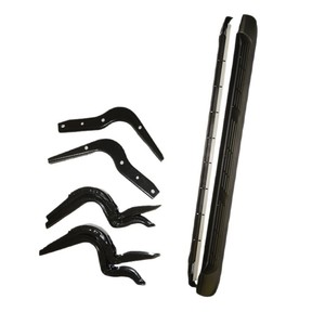 Estribos laterales para coche Lin Shengxin para Toyota Hilux Vigo, aleación de aluminio, color negro, 2010-2020, transmisión automática. - Product Image 5