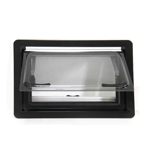 Caravan phụ kiện bán buôn RV cửa sổ hàng đầu bản lề Trailer cửa sổ bên với Fly Net mù - Product Image 2