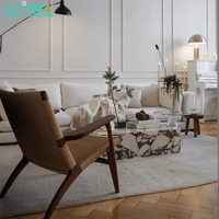 Table basse en marbre Calacatta Viola italien poli de qualité supérieure HZX - Durable, écologique, pour hôtel, cuisine, salle de bain, taille personnalisée