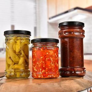 Bocaux en verre ronds pour conserves, confitures, miel, cornichons, contenants alimentaires, sauce chili – Nouveau style rond - Product Image 5