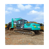 Prix bon marché pelleteuses d'occasion japon kobelco140 pelleteuses excavatrices d'occasion kobelco sk140