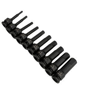 Oem odm 10PC 1/2 אינץ מקדחה משושה מטרי שקע סט השפעה, עם שקע של אגוז פנאומטי - Product Image 2