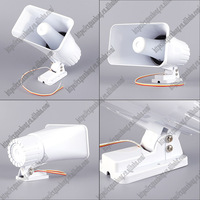 Electronic Alarm Siren Horn 120dB Indoor/Outdoor Security Siren DC 12V for Home Security System