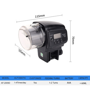 수족관 액세서리 장식 물고기 탱크 자동 피더 금붕어 피더 수족관 피더 AF2009D/2005D/2003 - Product Image 5
