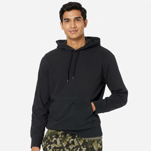 Top Notch Wholesale <b>Men's</b> High Premium Quality <b>Black</b> Hoodies <b>Sweatshirts</b> 100% Cotton Printed Embroidered Technique <b>Plain</b> Dyed - Product Image 1
