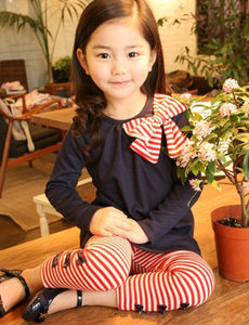 3-7 anni ragazza primavera abiti manica lunga Top <span class=keywords><strong>rosa</strong></span> con <span class=keywords><strong>pantaloni</strong></span> a righe Set di due pezzi abiti per ragazze abbigliamento per bambini Set di abbigliamento per ragazze - Product Image 2