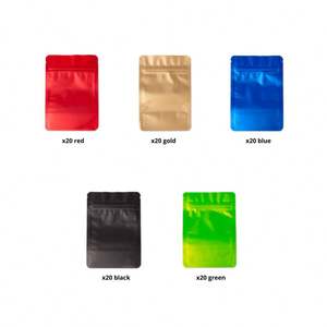 ถุงและถุงบรรจุอาหารทำจากอลูมิเนียมฟอยล์ไมลาร์บรรจุอาหารสามารถตั้งได้3.5ก. เคลือบผิวด้านมีความปลอดภัย - Product Image 3