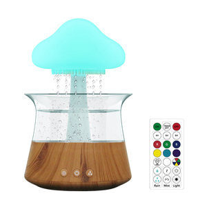 Siweiyi New Cloud Rain Drop <b>Humidifier</b> 300ml Aromatherapy Essential Oil Diffuser Spray Mist Home Bedside Cool-Mist Household - Product Image 5