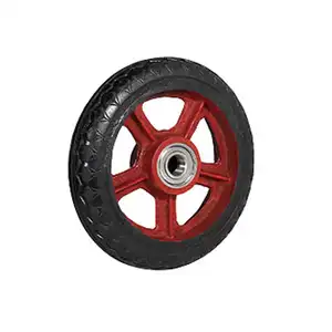 Heavy Duty Caster Wheel Price Rubber Trolly Wheel Heavy Duty Caster Wheels 5inch 6inch 8inch 10inch 12inch 14inch Rubber Wheel For Trolly